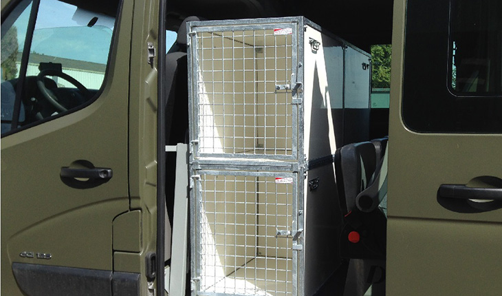 Aménagement véhicule militaire