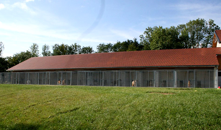 Pension du Tiocan (01) - Courettes extérieures