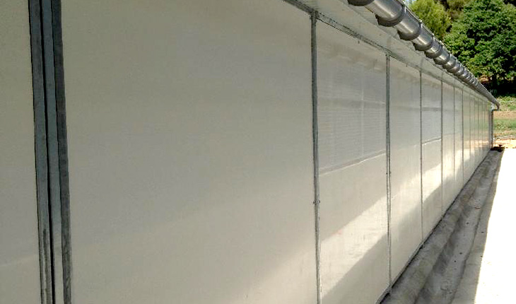 BAN Toulon - détail des façades arrières