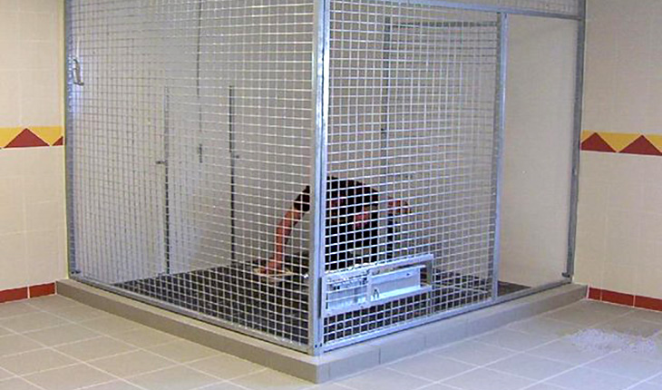 21ème R.I.Ma de Fréjus - Courette sanitaire intérieure