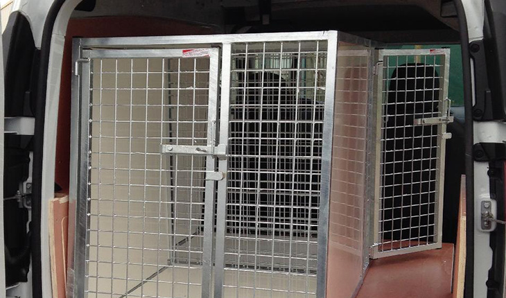 Aménagement 2 cages simples pour grande race