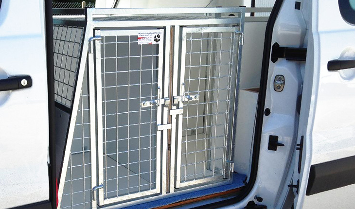 Cage double avec accès latéral