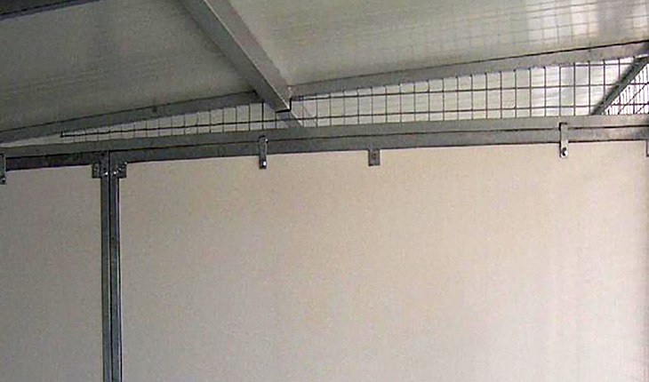 21ème R.I.Ma de Fréjus - détail des cloisons intérieures