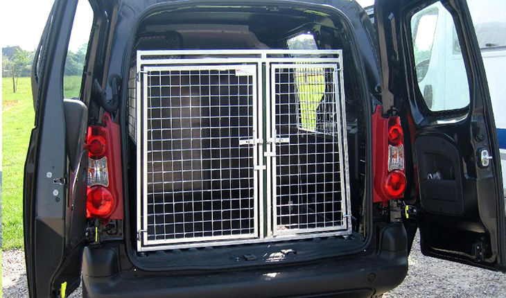 Cage double taxi canin